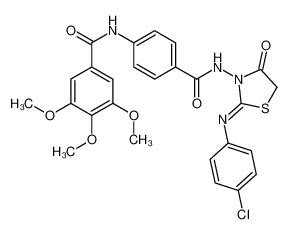 N 4 2 4 Clorofenil Imino 4 Oxo 1 3 Tiazolidin 3 Il Carbamoil