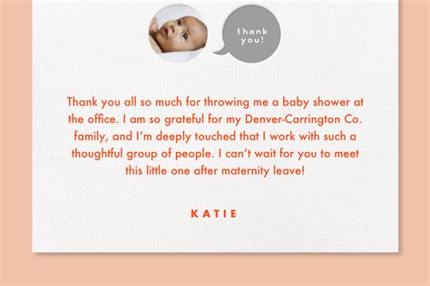 Thank You Card Template For Baby Shower – Card Template