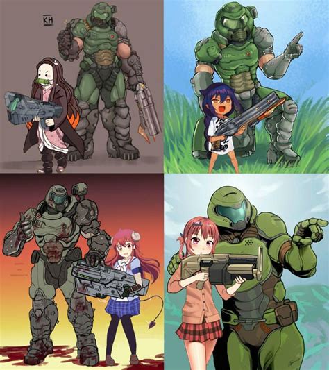 The Four Demon Of The Apocalypse By Miniknight Doomguy And Isabelle