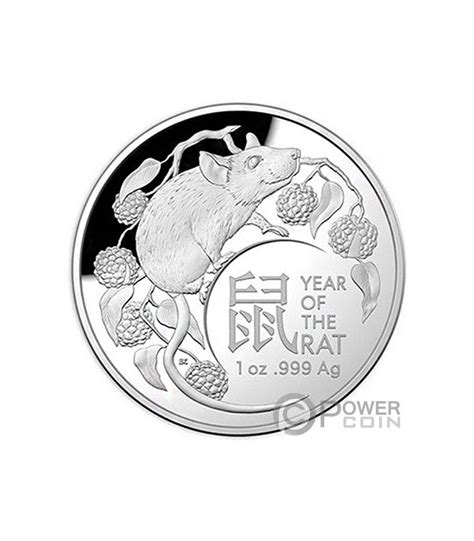 Rat Ratte Lunar Year Oz Silber M Nze Australia