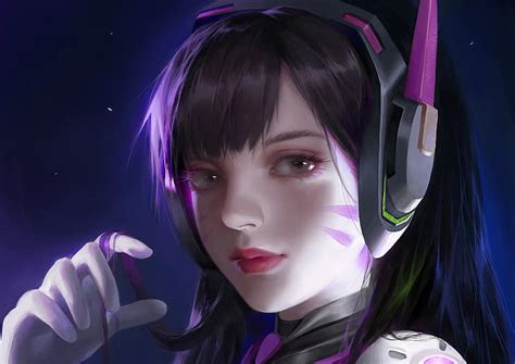 Hd Wallpaper Dva Overwatch Screen Wallpaper Flare