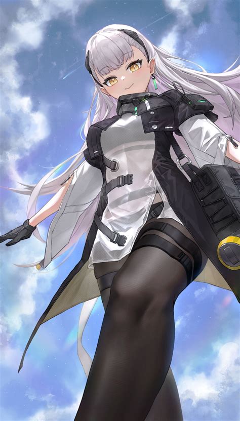 The Big Imageboard Tbib 1girl Absurdres Ak Alfa Girls Frontline Bag Black Gloves Black