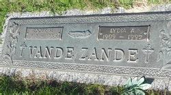 Lydia A Baasch Vande Zande 1909 1992 Memorial Find A Grave