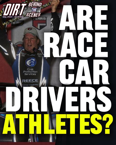 Are race car drivers “athletes”?... - Dirt Behind The Scenes | Facebook