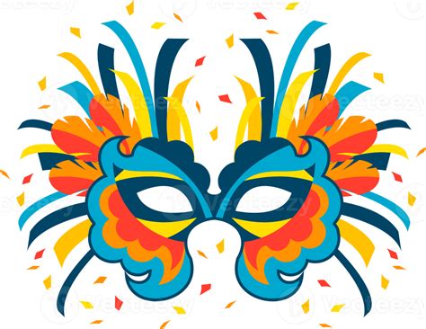 Carnival Mask Illustration 14386224 Png