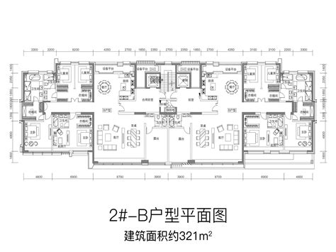 呼和浩特万锦·揽月3室2厅3卫户型图 呼和浩特楼盘网