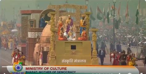 India Mother Of Democracy Tableau Clinches First Spot At R Day