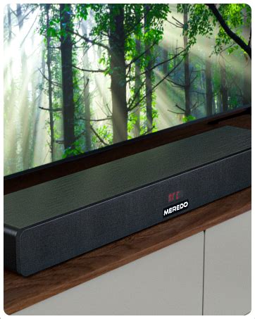 Amazon Meredo Sound Bar Wooden Soundbar For Tv With Built In