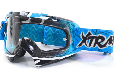 Lunette Moto Cross Racing Bleu LesTendances Fr