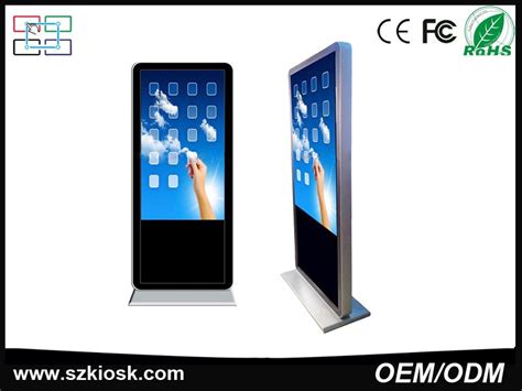 Inch Free Standing Advertising Lcd Touch Screen Digital Signage