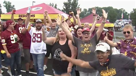 Commanders Fans Tailgate Before Season-opening Win – NBC4 Washington