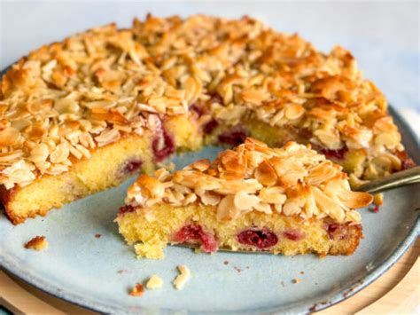 Saftigen Kirsch Mandelkuchen Backen Einfaches Kuchen Rezept