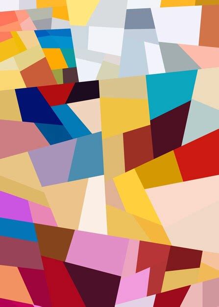 Obra De Arte Geométrica Abstractamente Colorida Arte Gráfico Abstractamente De Fondo Textura