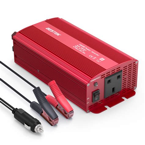 BESTEK 1000W Power Inverter DC 12V to AC Outlet 230V 240V Voltage