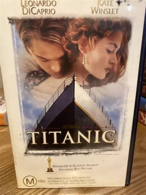 Titanic Vhs Leonardo Dicaprio Kate Winslet Vintage Video Eur