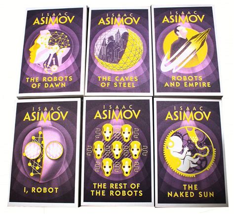 Isaac Asimov Robot Series Books Collection Set I Robot The Robots Of Dawn The Naked Sun