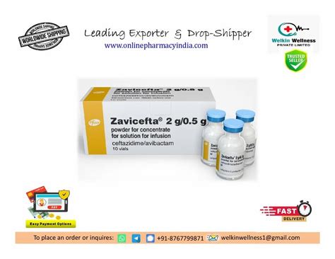 Zavicefta 2 5 Injection 2 G 0 5 Gm At Rs 5008 Vial In Nagpur ID