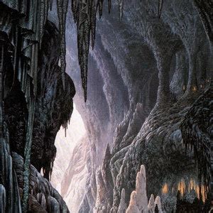 The Glittering Caves of Aglarond by Ted Nasmith From the Two Towers ...