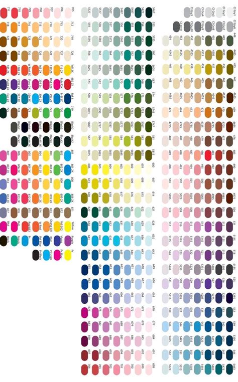 Pantone Color Chart Pantone Colour Palettes Color Schemes Colour The