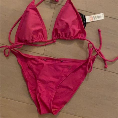 Hot Pink String Bikini Gem