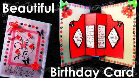 How To Make Giant Beautiful Birthday Card Handmade Card Youtube