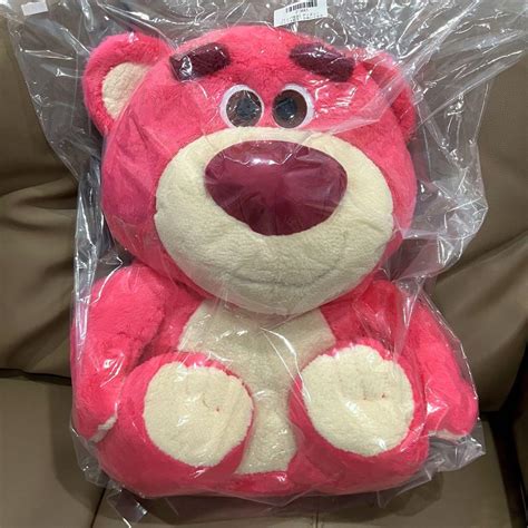 Lotso Disney Toy Story Teddy Bear 60cm Toreba Purple Pink Hugging