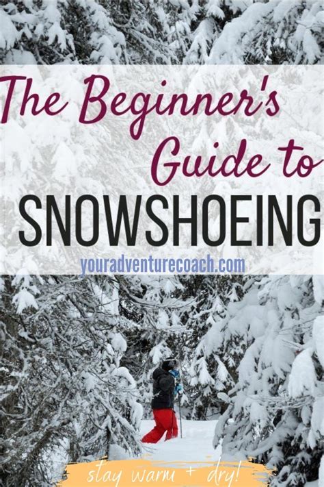 Snowshoeing The Ultimate Beginner S Guide