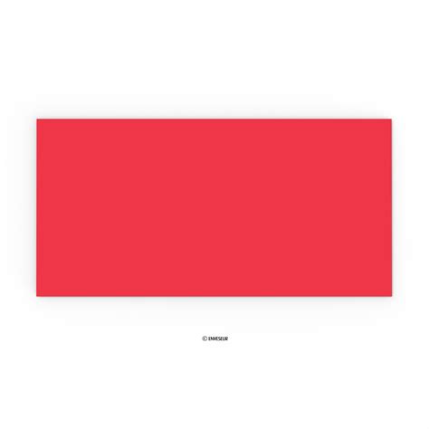 Envelope Clariana Vermelho Escuro 110x220 Mm DL GCDLDR SFLAP