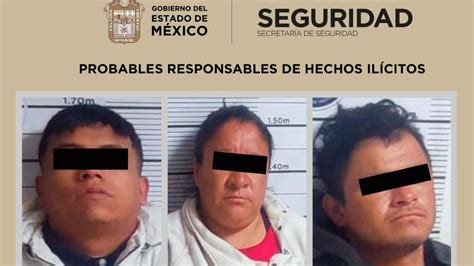 Secretaría De Seguridad del Edomex detiene a posibles responsables de