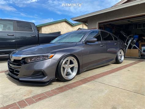 2021 Honda Accord Lx With 19x9 5 Aodhan Ds05 And Lexani 235x35 On Coilovers 2039986 Fitment