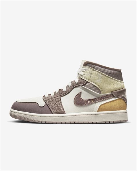 Air Jordan 1 Mid SE Craft Men's Shoes. Nike ID