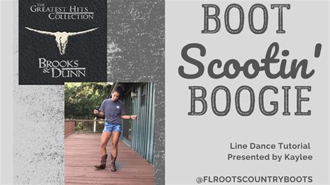 Boot Scootin Boogie Beginner Line Dance Tutorial And Demo YouTube