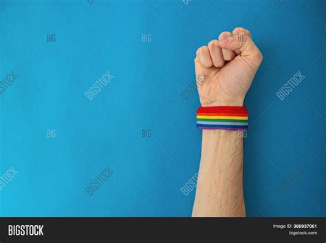 Fist Hand Gay Pride Image Photo Free Trial Bigstock