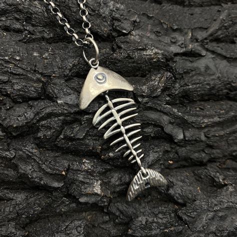 Fishbone Necklace - Etsy