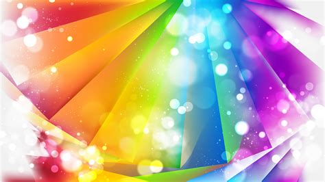 Free Abstract Colorful Blurry Lights Background Image