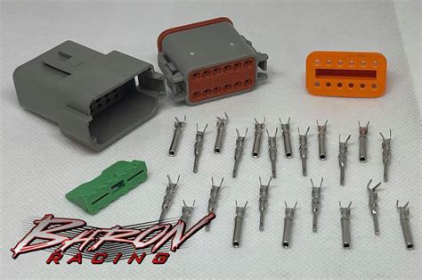 12 PIN DEUTSCH CONNECTOR KIT - Baron Racing