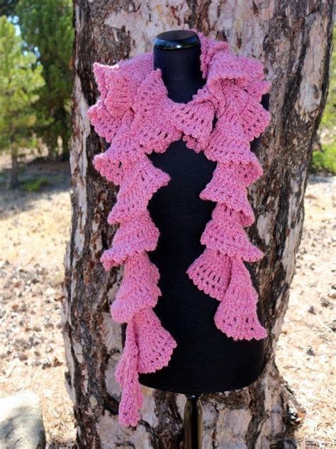 Crochet Pattern Ruffle Scarf Chunky Crochet Ruffled Scarf Pattern Tutorial Fast And Easy