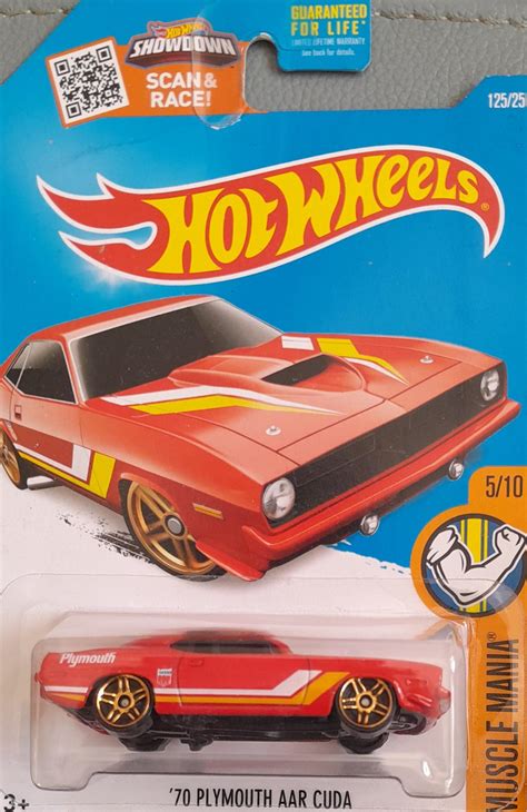 Hot Wheels Muscle Mania Plymouth AAR Cuda Universo Hot Wheels