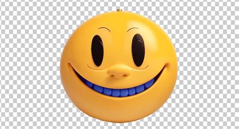 Emoji Sorridente Em Fundo Transparente PSD Premium