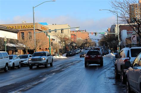 Sherman Avenue Downtown Coeur d'Alene Winter