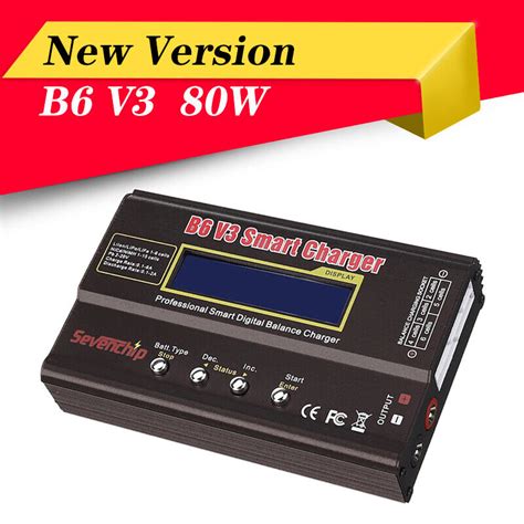 B6 V3 80w 6a Lipo Battery Balance Charger Discharger Upgrade Version For Rc Toys Contino