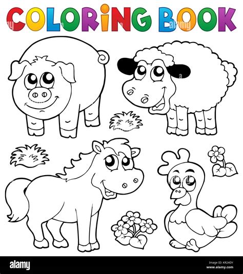 Dibujos De Animales De La Granja Para Colorear