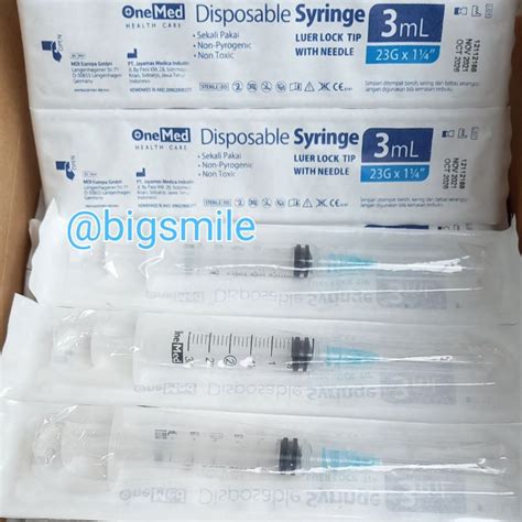 Jual ONEMED Spuit Disposable Syringe Shopee Indonesia