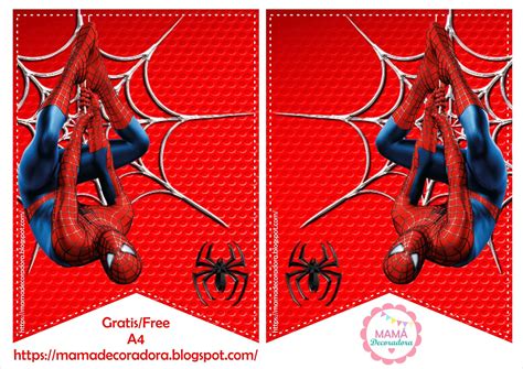 Mam Decoradora Kit Imprimible Spiderman Gratis