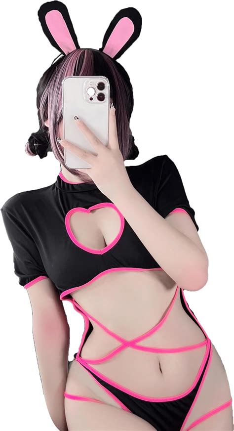 Jasmygirls Anime Lingerie Set Sexy Bunny Cosplay Costume