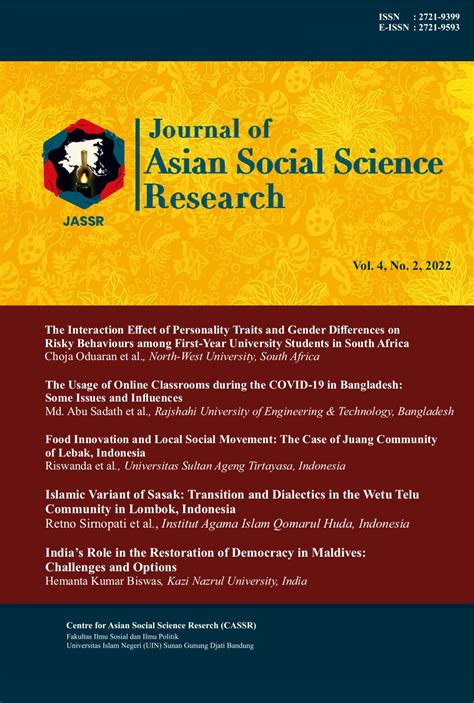 Journal Of Asian Social Science Research