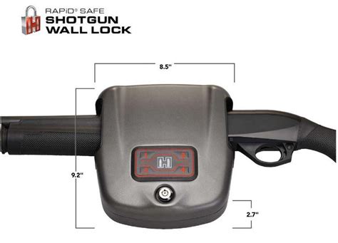 Hornady 98180 Rapid Rfid Safe Shotgun Wall Lock Safe And Vault