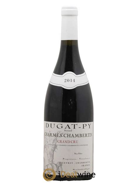 Acheter Charmes Chambertin Grand Cru Dugat Py Lot B