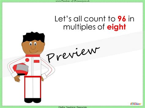 Counting in Multiples of Eight - Year 3 | Teaching Resources