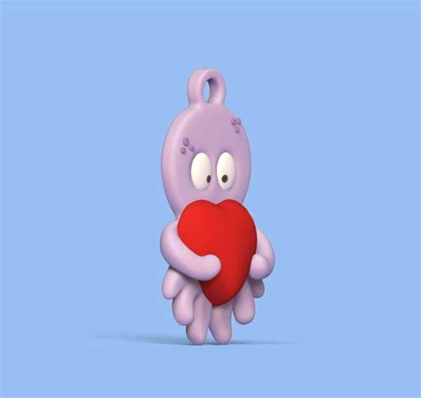 3D file Octopus Heart 🐙・Design to download and 3D print・Cults